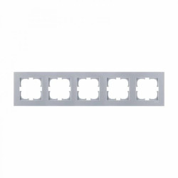 Ramka pięciokrotna Srebrny KARELL K105/10E EXEN
