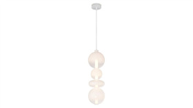 Lampa Wisząca Daphne White 36W Złoty Ciepła 3000K 36W Led Ip20 Ml0863 Milagro