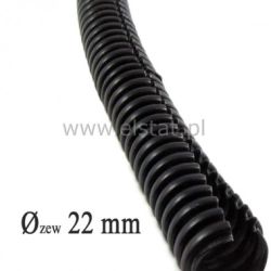 Peszle samochodowe; 22/18, peszel, czarny rozcięty