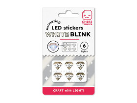 Chibitronics Circuit Stickers White blinking LEDs (6 stickers)