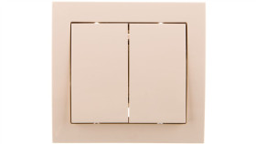 Kier Przycisk Podwójny Zwierny Beżowy Łp-17W/01