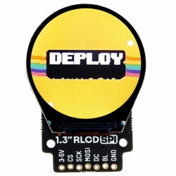 1.3" SPI Colour Round LCD (240x240) Breakout [discontinued]