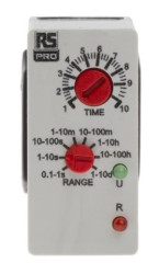 Timer Relay 1 funkcyjny DPDT DPDT 12 → 240V ac/dc