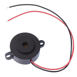 12V 32mm Piezo Buzzer 120mm Leads