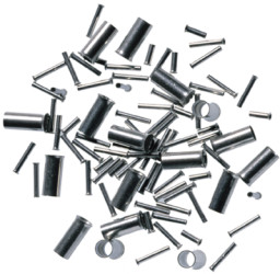 Uninsulated wire end ferrule, 0.5 mm², 6 mm long, DIN 46228, silver, 62120200