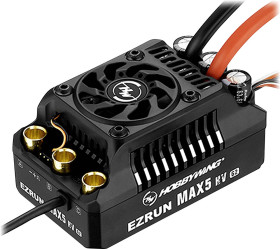 Regulator prędkości bezszczotkowy do modeli samochodów Hobbywing Ezrun MAX5 HV G2 1 szt.
