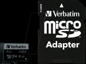 47042 MicroSDXC-Card 64GB - Verbatim - Class 10 - U3
