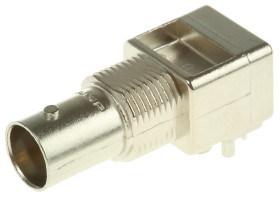 Złącze koncentryczne Montaż na płytce drukowanej Żeński 50Ω typ złącza Złącze BNC 0 to 4GHz Przepust