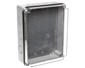 Obudowa hermetyczna natynkowa 248x198x86mm IP65 szara OH-4A.4 29.44