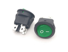 PRZEŁĄCZNIK KOŁYSKOWY OKRĄGŁY 2POZYCJE 4PINY DWUTOROWY MKO G