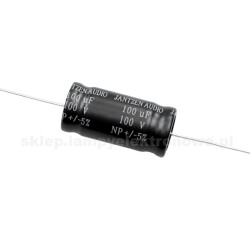 Kondensator 100uF/100V Bipolar Axial EleCap Jantzen