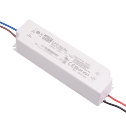 LPV-35-24 35W 24V LED Driver Power Supply IP67 Mean Well