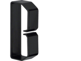 tehalit.BA6 Klamra do przewodów 40x80 czarny B400803 HAGER