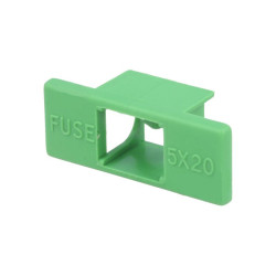 Gniazdo bezp. 20mm osłona plast. zielona do PTF75 PTF78