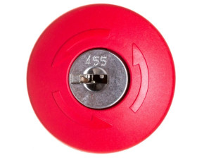 Przycisk bezpieczeństwa 22mm z zamkiem Ronis nr SB30 metal czerwony 40mm 2 klucze IP69k SIRIUS ACT 3SU1050-1HG20-0AA0