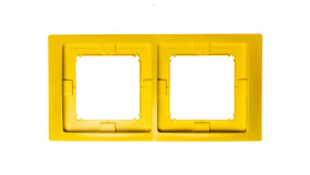 Simon Basic Neos Ramka Podwójna Ip44 Limonkowy Bmrc2b/036