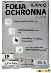Folia ochronna MALARSKA WARSZTATOWA OGRODOWA remont 275 X 366 cm