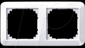 389225 1-M frame - 2-gang, active white, glossy