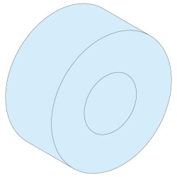 PrismaSet Polybloc Przekładki miedziane do bloków rozdzielczych Polybloc 250A LVS04037