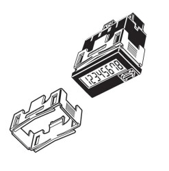 Flush panel mounting adapter for H7E