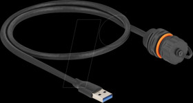 88149 USB 3.0 cable, A male to A female, IP68, 0.6 m
