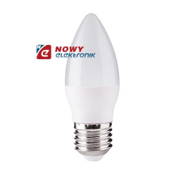 Żarówka E27 LED 7W TRIS świeczka biały ciepły Plastik TRIS