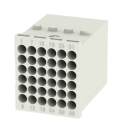 Wkładka złącza dużej mocy 36-pinowe Weidmüller 10A Męski Połączenie zagniatane