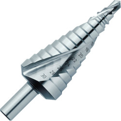 Exact 07003 HSS Step Drill With Spiral Flute 6-30mm