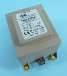 TSZS-60-014M 230V/0,25A TRAFO NA SZYNĘ