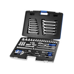 Expert E032911 Socket &amp; Spanner Set of 101 Metric 1/4 &amp; 1/2in Drive