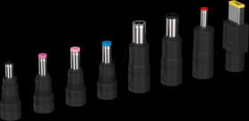 1700-0137 Laptop adapter set for USB-C chargers, 9 pcs.