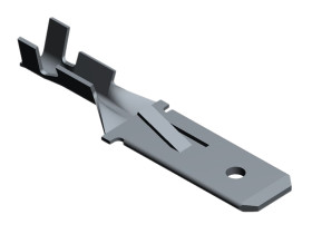 Konektor płaski Męski Izolacja: Nieizolowane