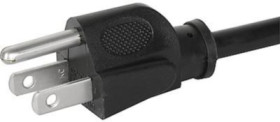 Device connection cable, North America, plug type B, straight on C13 socket, straight, SJT 3 x AWG 18, black, 2.5 m, 6009.1315