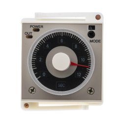 Timer Relay Montaż na panelu 220V ac DPDT 2-stykowy RS PRO DPDT 0.1 s → 300h Wielofunkcyjne funkcyjny
