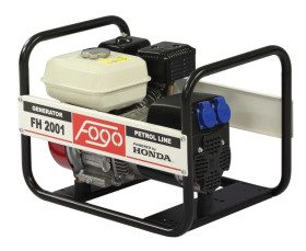 Agregat prądotwórczy 1-fazowy synchron 2,3kW 10A IP23 Honda GX160 auto reg nap (AVR) FH 2001 R