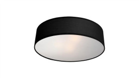 Sufitowa Lampa Alto Z Czarnym Abażurem Tkanina 3Xe14 Lp-81008/3C Bk Light...