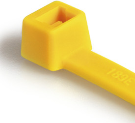 Cable tie, PA, (L x W) 390 x 4.7 mm, bundle-Ø 1.5 to 110 mm, yellow, -40 to 85 °C, 116-05414