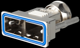 15-004770 D-sub hood, 15-pin, metallised plastic