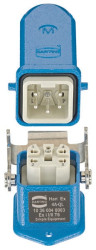 Harting 10361040001 Zestaw złączy męskich Łączna ilość styków: 4 + PE 1 szt.