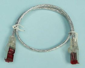 S/FTP 6e 0,50mb PRZEŹROCZ.Cu PATCHCORD