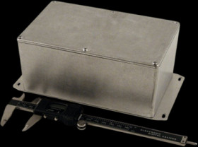 Aluminum die cast enclosure, (L x W x H) 188 x 120 x 82 mm, natural, IP54, 1590EF