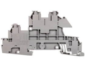 Złączka szynowa 5-przewodowa 4mm2 szara/żółto-zielona UTI 2,5-PE/L/N 3076030