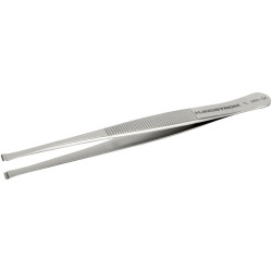 Lindstr&#xF6;m TL 582-SA Assembly Tweezers Flat Wide Curved 115mm