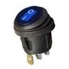 Przełącznik kołyskowy KCD1 podświetlany niebieski wodoodporny 3-pin 2-pozycje 250VAC/6A 125VAC/10A