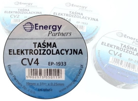 Taśma elektroizolacyjna PCW (19mm x 33m x 0.25mm) czarna