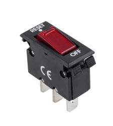 10A 250V 3-pin SPST ON-OFF Reset Rocker Circuit Breaker Switch IRS001A