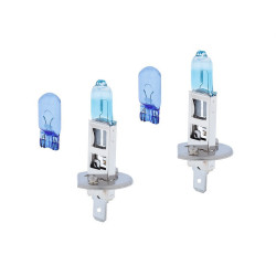 Żarówka H1 12V/55W White Vision Ultra Philips, Komplet + W5W