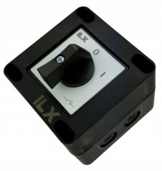 ŁĄCZNIK KRZYWKOWY 32A 0-1 3F W OBUDOWIE IP65