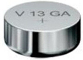 Alkali manganese-button cell, LR44, 1.5 V, 125 mAh, 04276 101 401