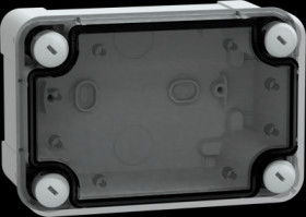 PC enclosure, (L x W x H) 138 x 93 x 72 mm, light gray (RAL 7035), IP66, NSYTBP1397T